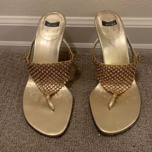 Stuart Weitzman jeweled sandal